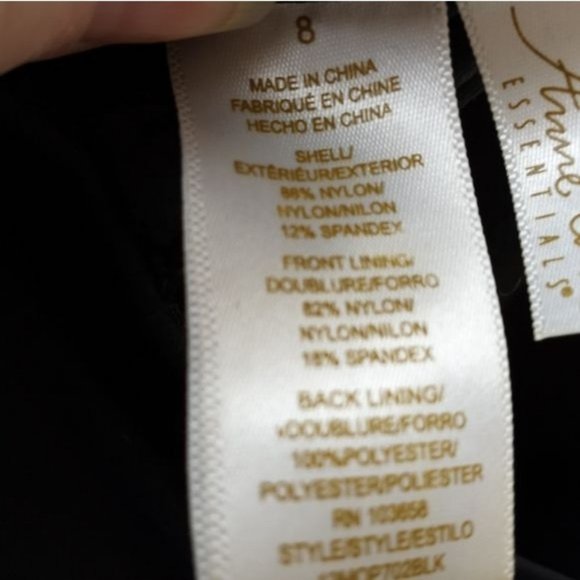 Anne Cole Empire Waist Horse Bit Buckle Black One Piece Swimsuit  8 - Picture 4 of 8